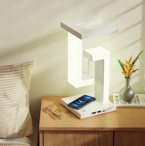 Anti-Gravity Wireless Charging Desk Lamp
