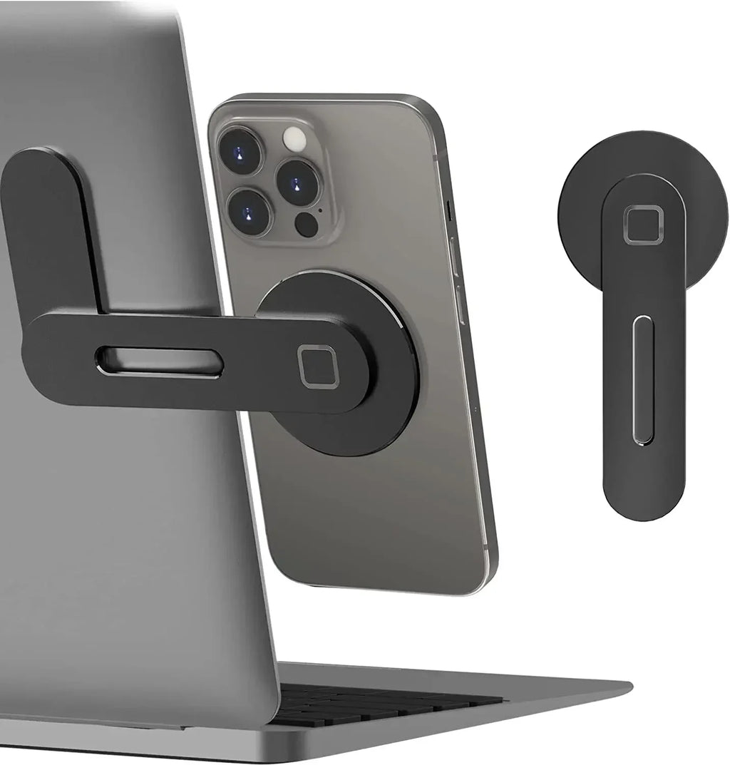  Slim and Foldable Magnetic Laptop and Monitor Phone Holder for iphone