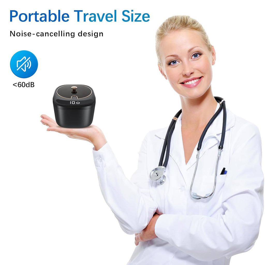 Retainer Cleaning Device - LED Dental Cleaner for Dentures, Aligners, Invisalign, and Night Guards